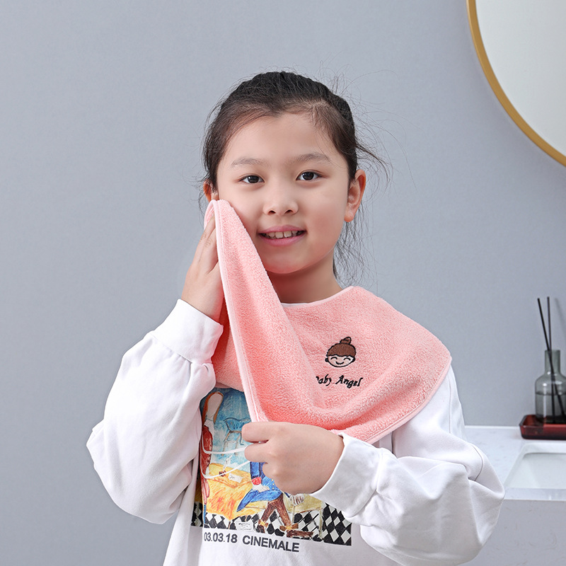 兒童洗漱巾寶寶口水巾洗臉巾幼兒園防水吃飯圍兜嬰幼兒防漏奶圍嘴